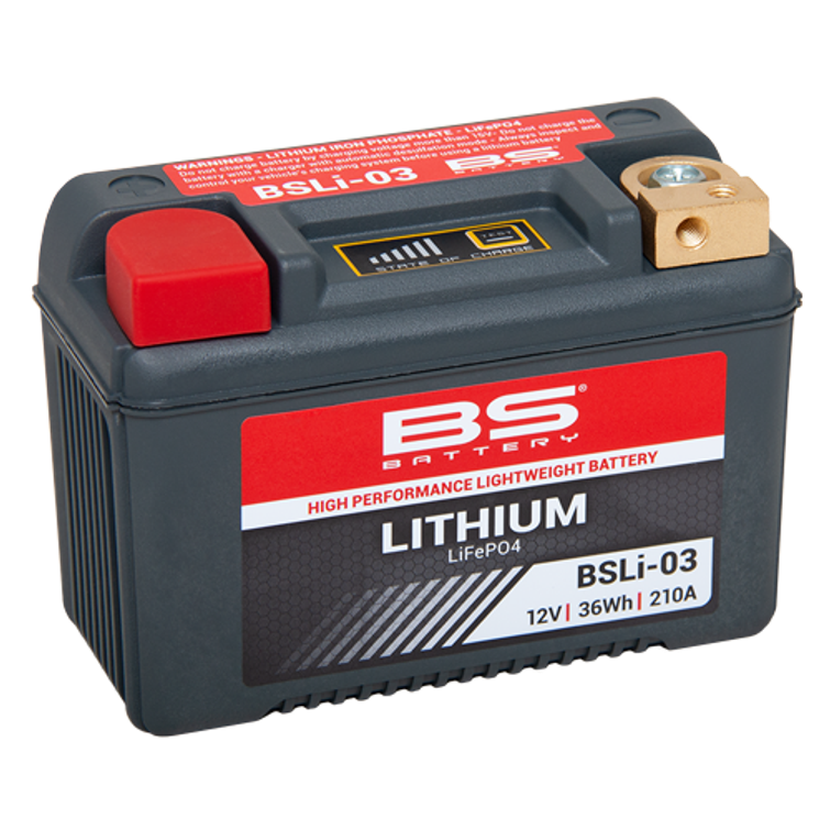 BS-Battery BSLI-03 Lithium 12V 36Wh 210CCA