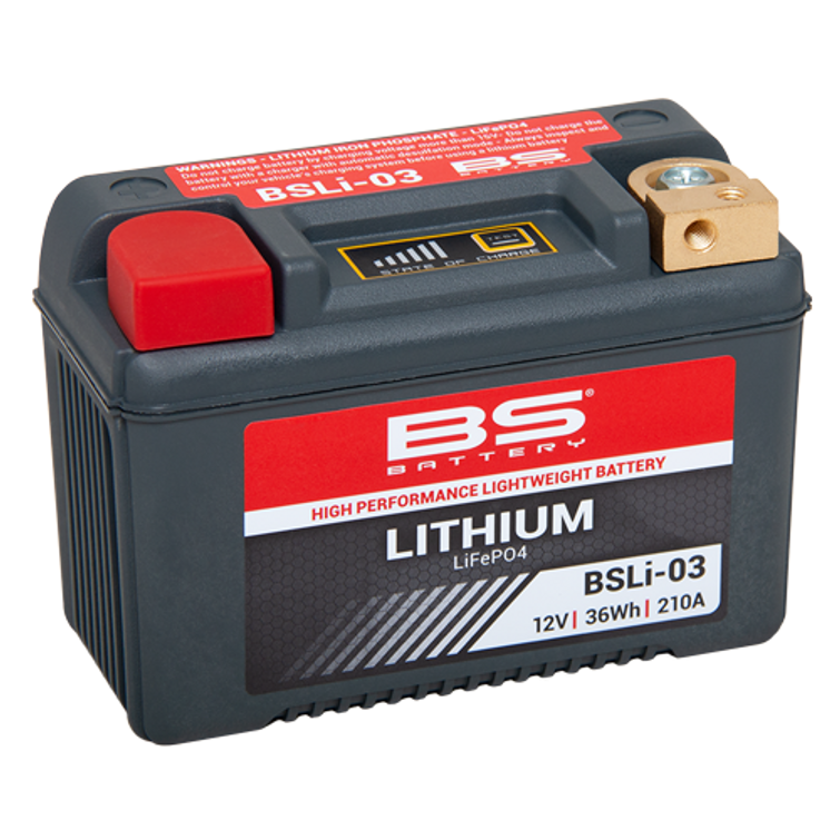 BS-Battery BSLI-03 Lithium 12V 36Wh 210CCA