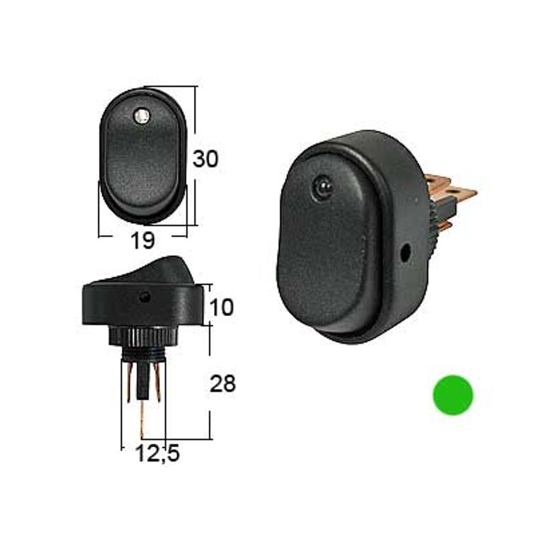 Keinukytkin LED 1_0 12V