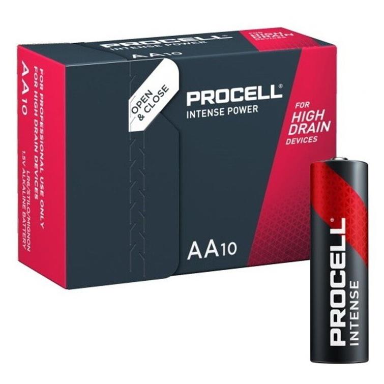 10 x Duracell Procell intense AA LR06 1,5V