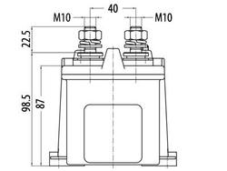 S&auml;hk&ouml;inen p&auml;&auml;virtakytkin 24V