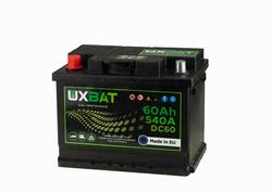 Uxbattery 60Ah 540A Dual performance + / -