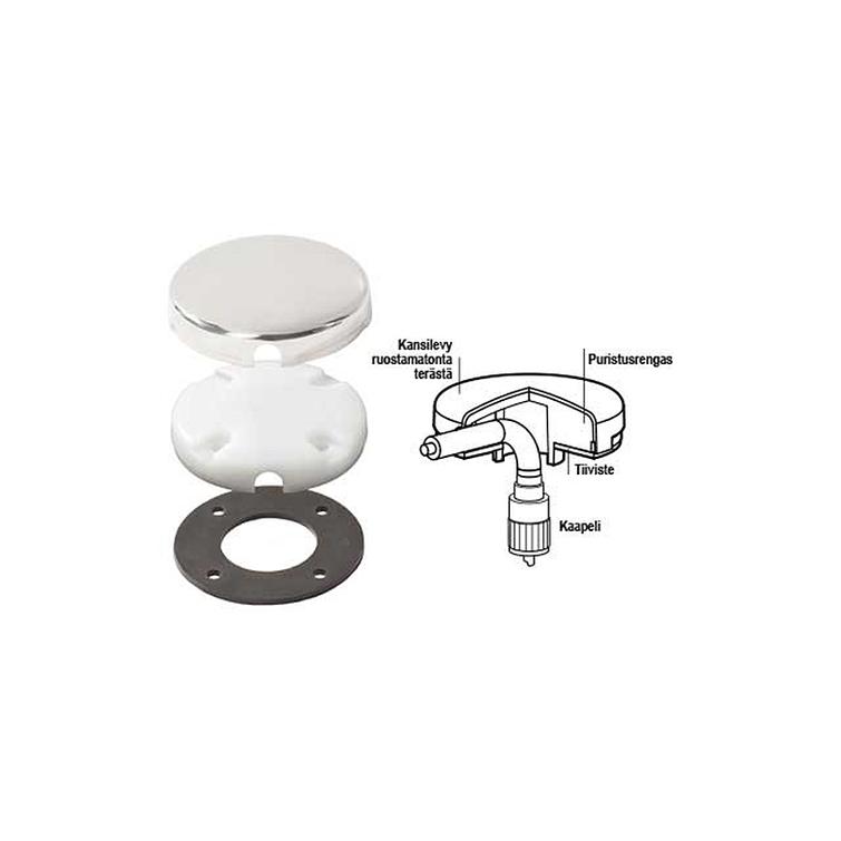 L&auml;pivienti, 90&deg;, &Oslash;56.8mm