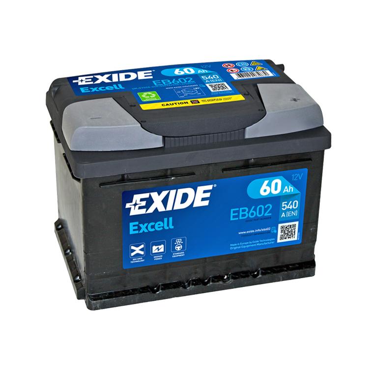 EXIDE Excell 60Ah 540 A