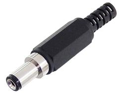 Dc liitin 5,5/2,5mm - murtosuojalla