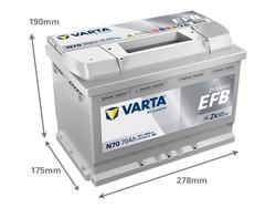 VARTA N70 Dynamic EFB 70Ah 760A