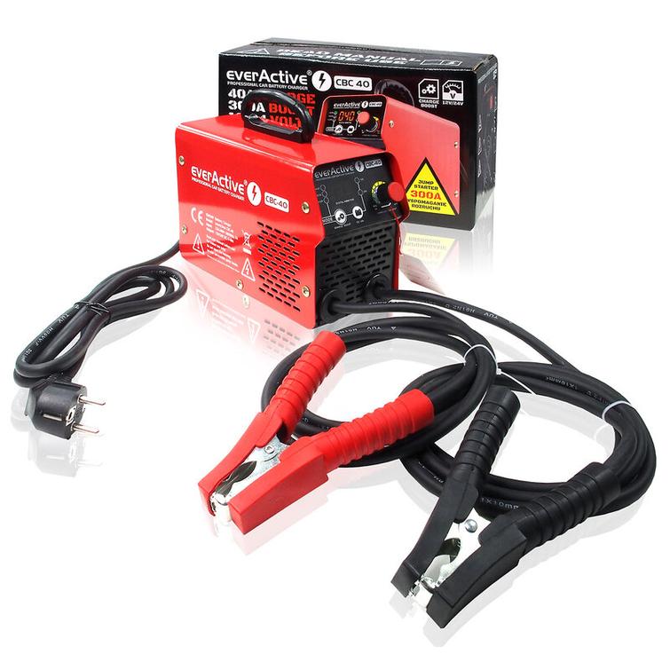 Akkulaturi 12V/24V  300A Boosterilla