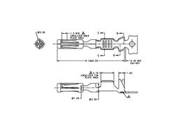 Liitin 0.5-1.25mm2 johdolle