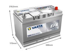 VARTA N85 Dynamic EFB 85Ah 800A