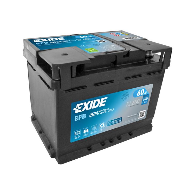 EXIDE EFB 60Ah 640 A
